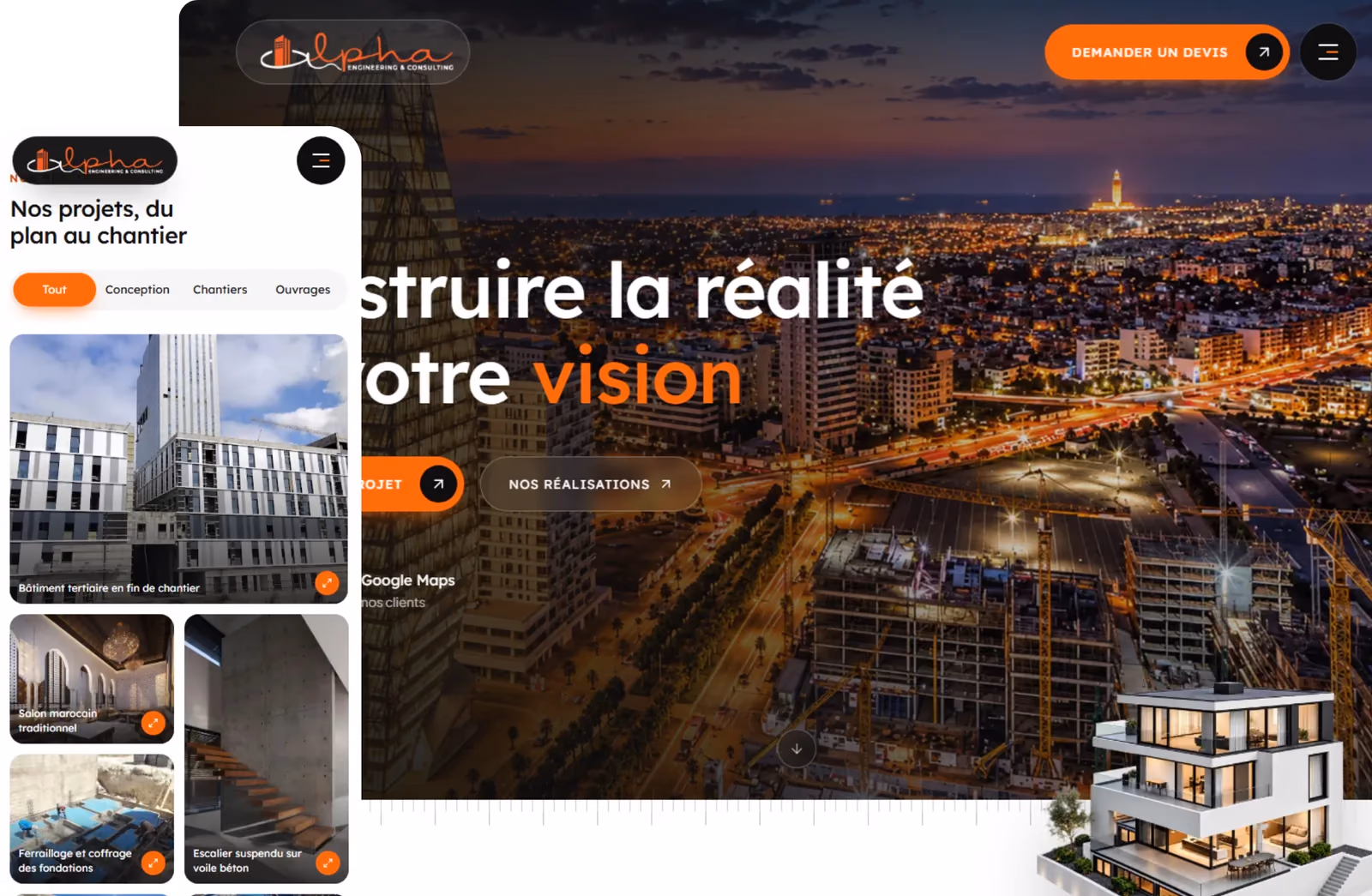 ALPHA Engineering & Consulting website