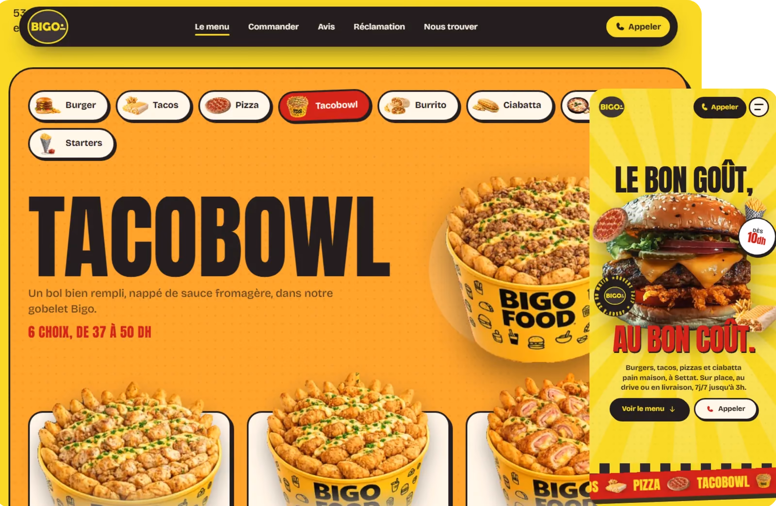 Bigo Food website