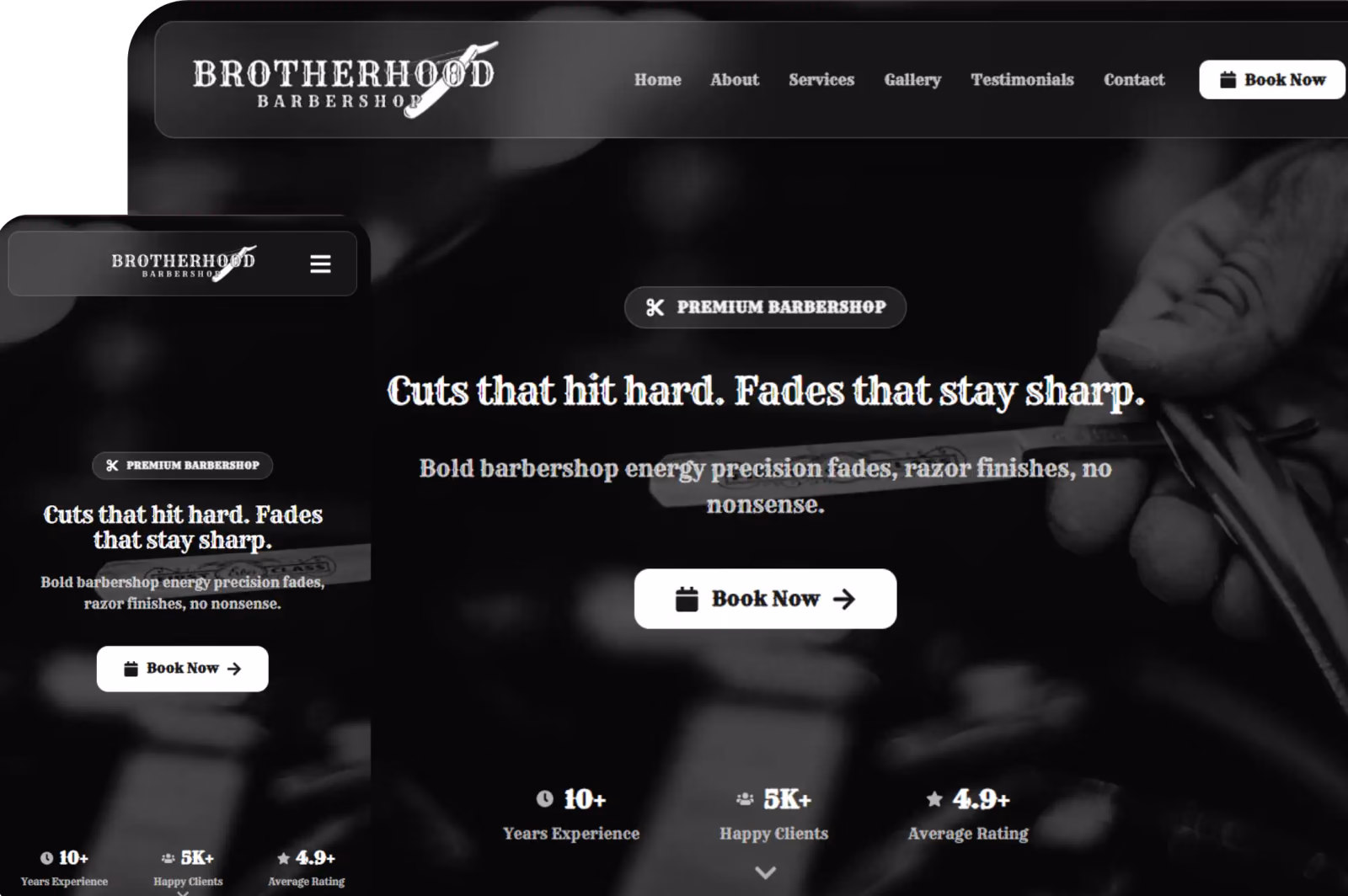 Brotherhood Barbershop website