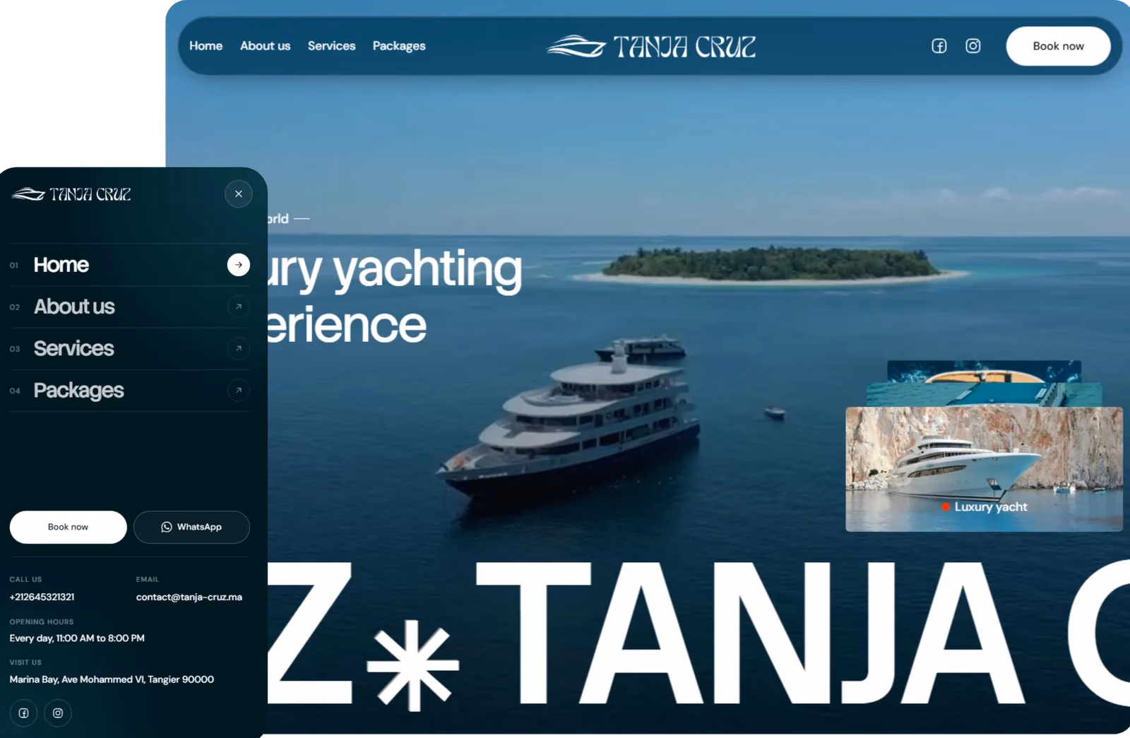 TANJA CRUZ website