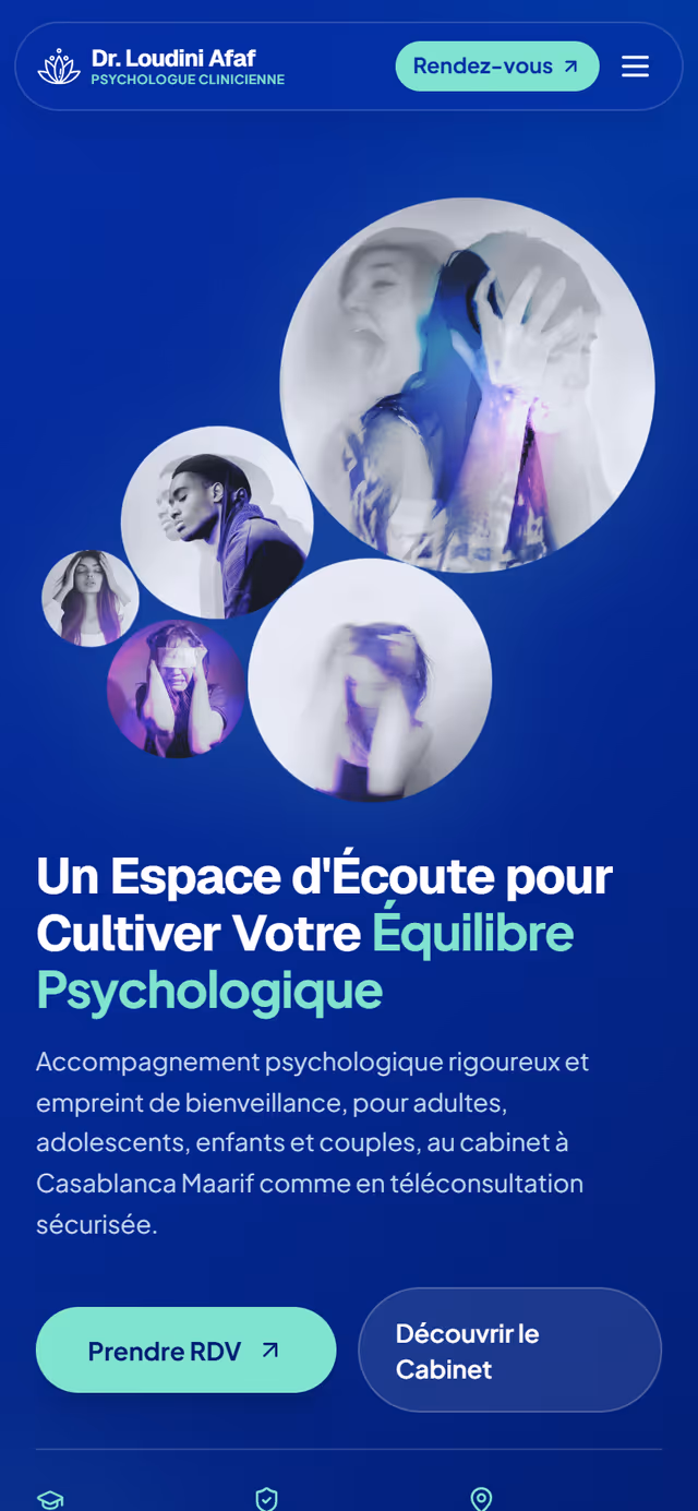 Afaf Loudini Psychologue on mobile