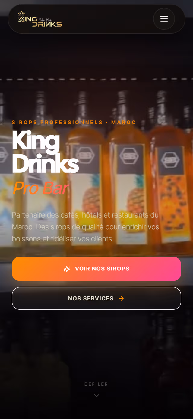 KingDrinks Mixology on mobile