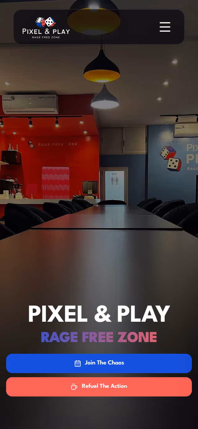 Pixel & Play Gaming Café on mobile