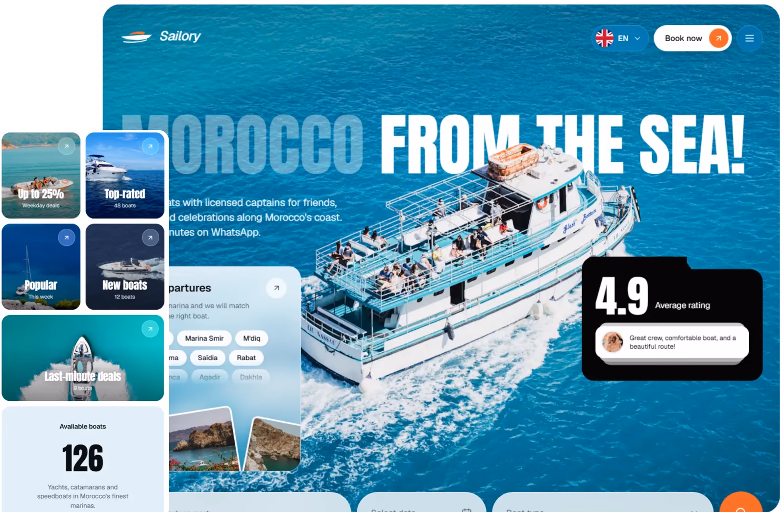 Sailory website
