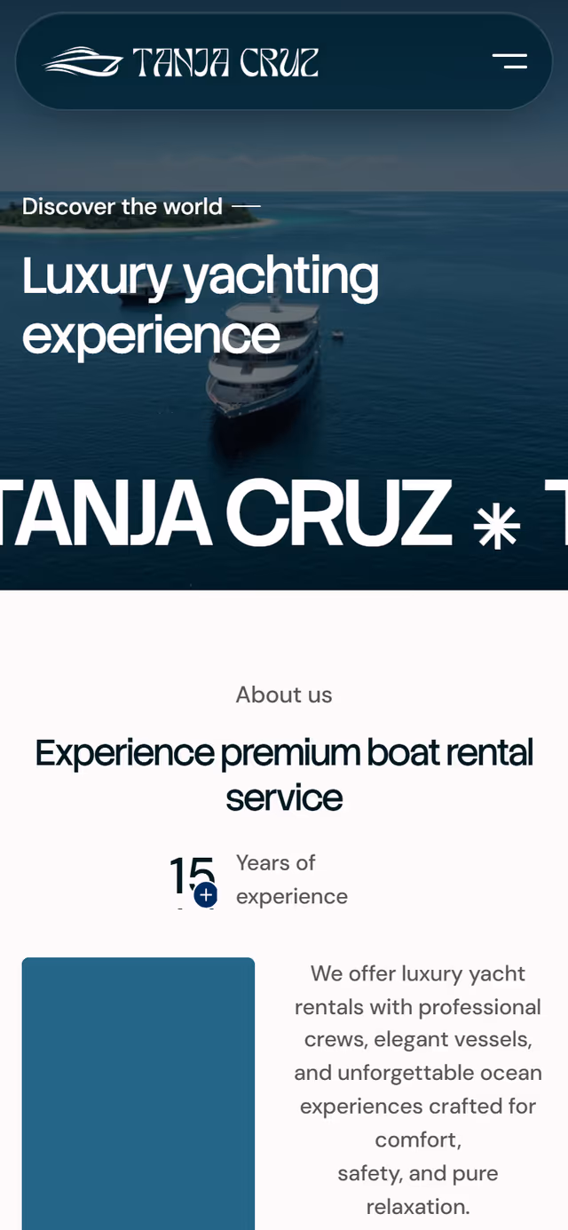TANJA CRUZ on mobile