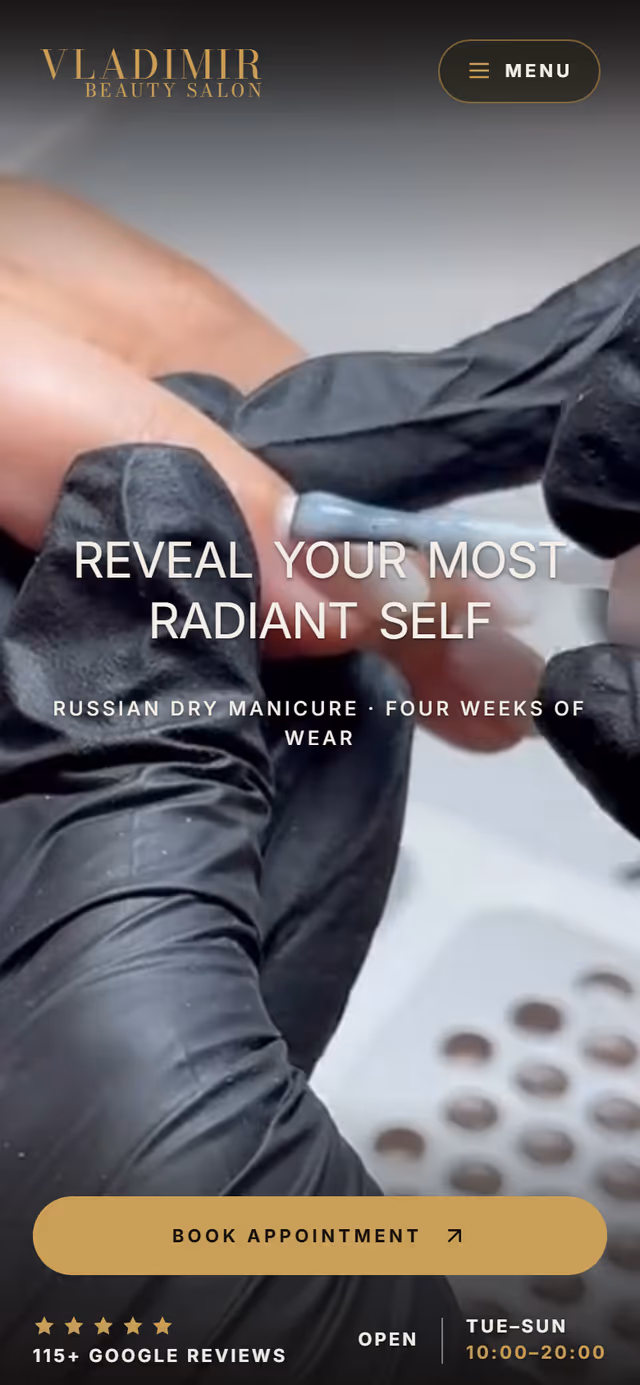 Vladimir Beauty Studio on mobile